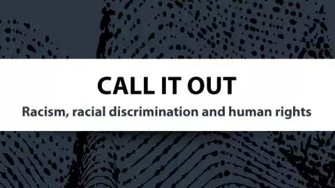 Call it out: racism, racial discrimination and human rights